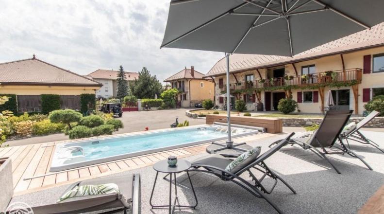 Le Paon Bleu Annecy Poisy Bed & Breakfast Exterior foto